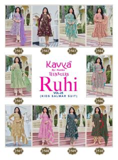 Kavya ruhi vol 25 daily wear anarkali kurtis wholesale